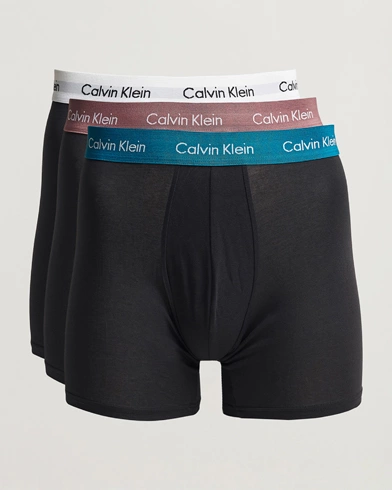 Herre |  | Calvin Klein | Cotton Stretch 3-Pack Boxer Breif Rose/Ocean/White