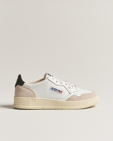 Herre |  | Autry | Medalist Low Leather/Suede Sneaker White/Black