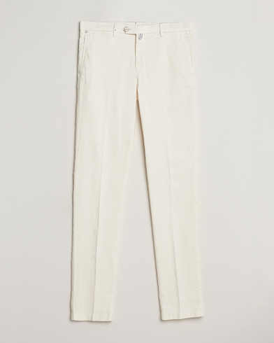 Herre |  | Kiton | Linen Trousers Light Beige