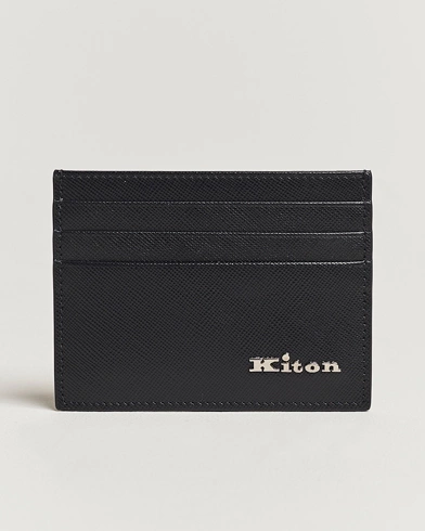 Herre | Kiton | Kiton | Saffiano Leather Cardholder Black