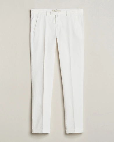Herre |  | Briglia 1949 | Slim Fit Cotton Stretch Chinos White