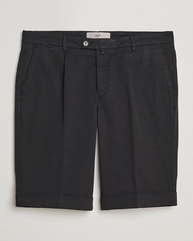 Herre |  | Briglia 1949 | Pleated Cotton Shorts Black
