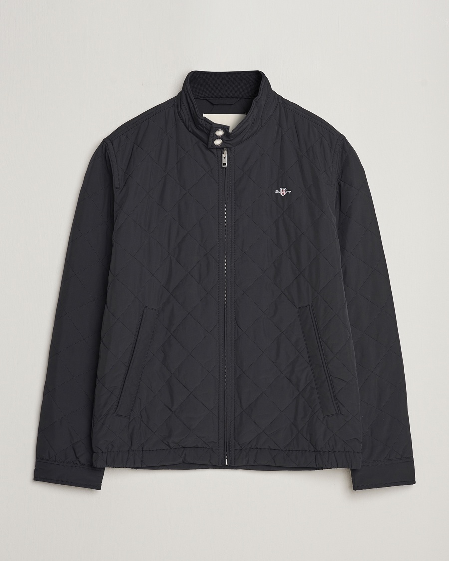 Gant The Quilted Windcheater Black – Svart