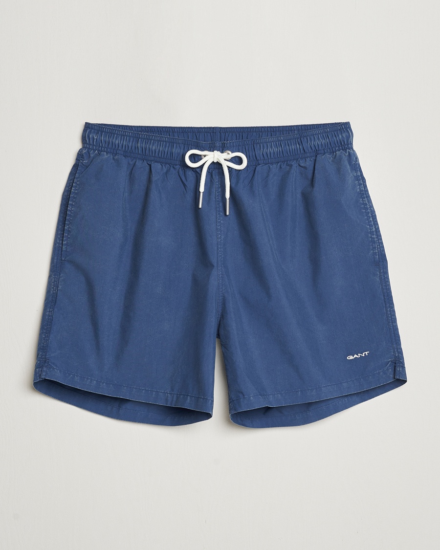 GANT Sunbleached Swimshorts Dusty Blue Sea – Blå