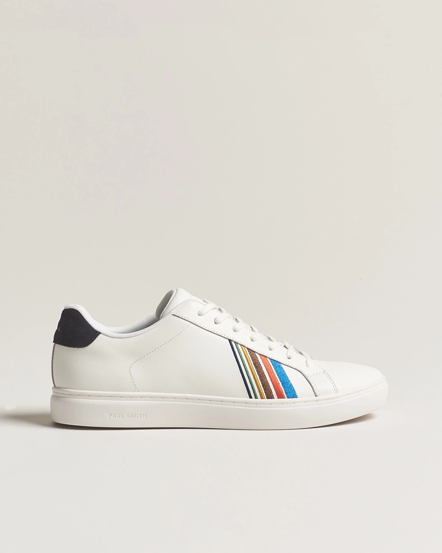 Herre | PS Paul Smith | PS Paul Smith | Rex Embroidery Leather Sneaker White
