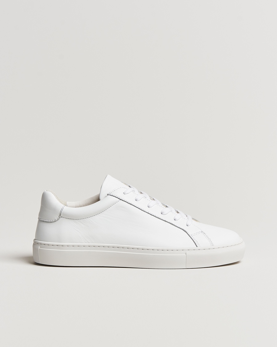 A Day's March Marching Leather Sneaker White – Hvit