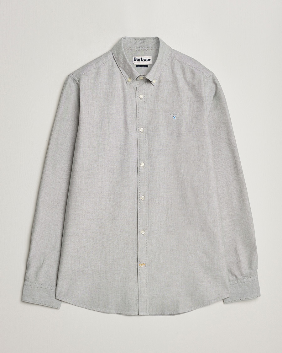 Barbour Lifestyle Tailored Fit Oxtown Shirt Pale Sage – Grå