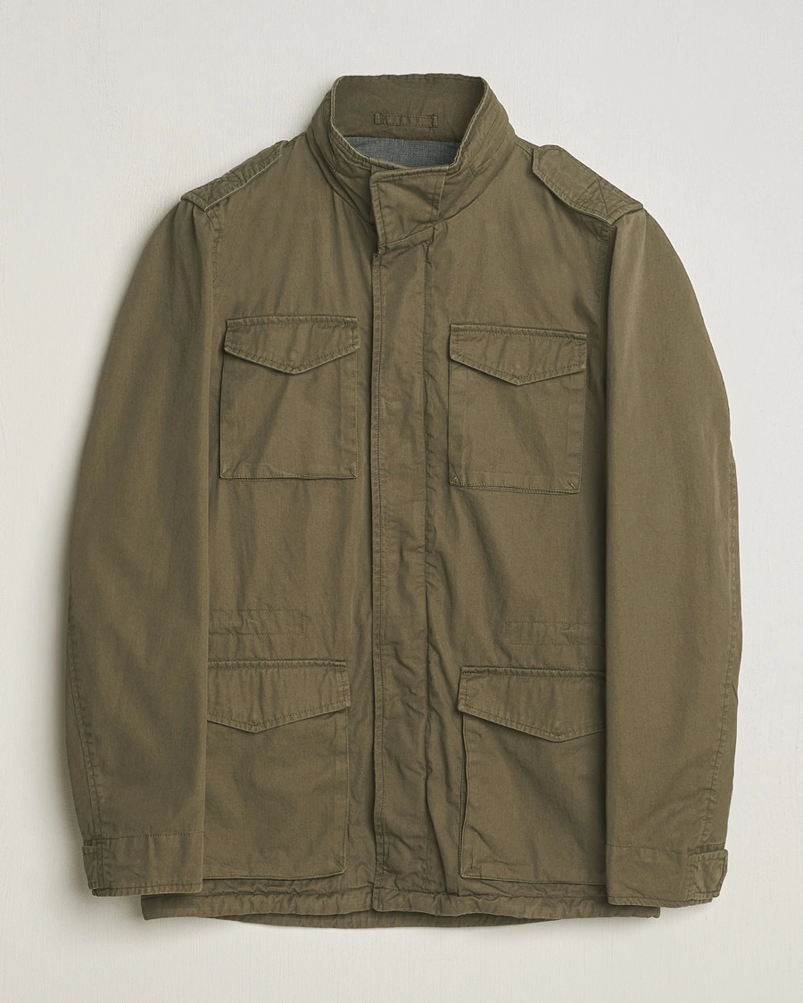 Herre | Herno | Herno | Washed Cotton Field Jacket Military