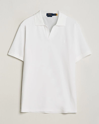 Herre |  | Polo Ralph Lauren | Classic Fit Open Collar Stretch Polo White