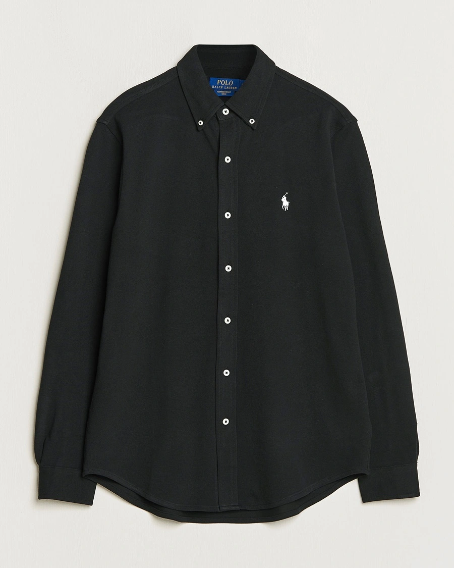 Herre | Pikéskjorter | Polo Ralph Lauren | Featherweight Mesh Shirt Polo Black