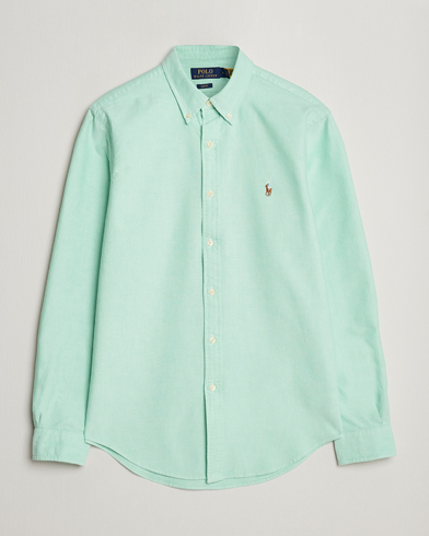 Herre |  | Polo Ralph Lauren | Slim Fit Oxford Button Down Shirt Classic Kelly