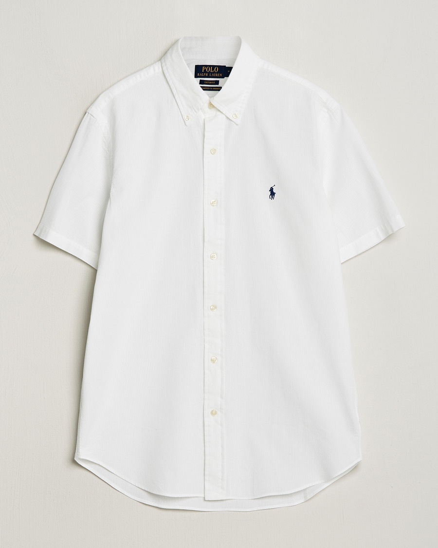 Herre | Skjorter | Polo Ralph Lauren | Seersucker Short Sleeve Shirt White