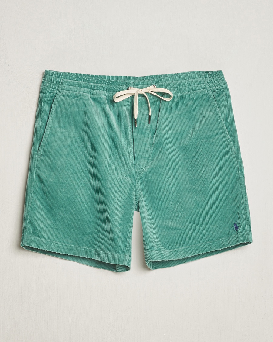 Herre | Drawstringshorts | Polo Ralph Lauren | Prepster Corduroy Drawstring Shorts Seafoam Green