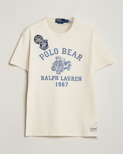 Herre |  | Polo Ralph Lauren | Graphic Printed Crew Neck T-Shirt Deckwash White