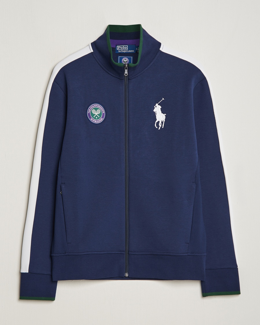 Herre | | Polo Ralph Lauren | Wimbledon Full Zip Navy/White
