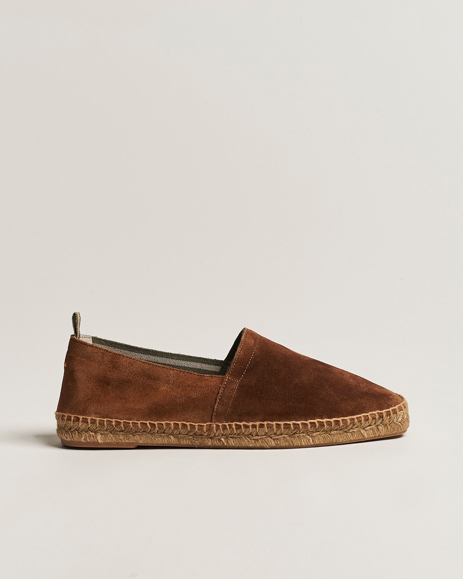 Castañer Pablo Casual Suede Espadrilles Cuero – Brun