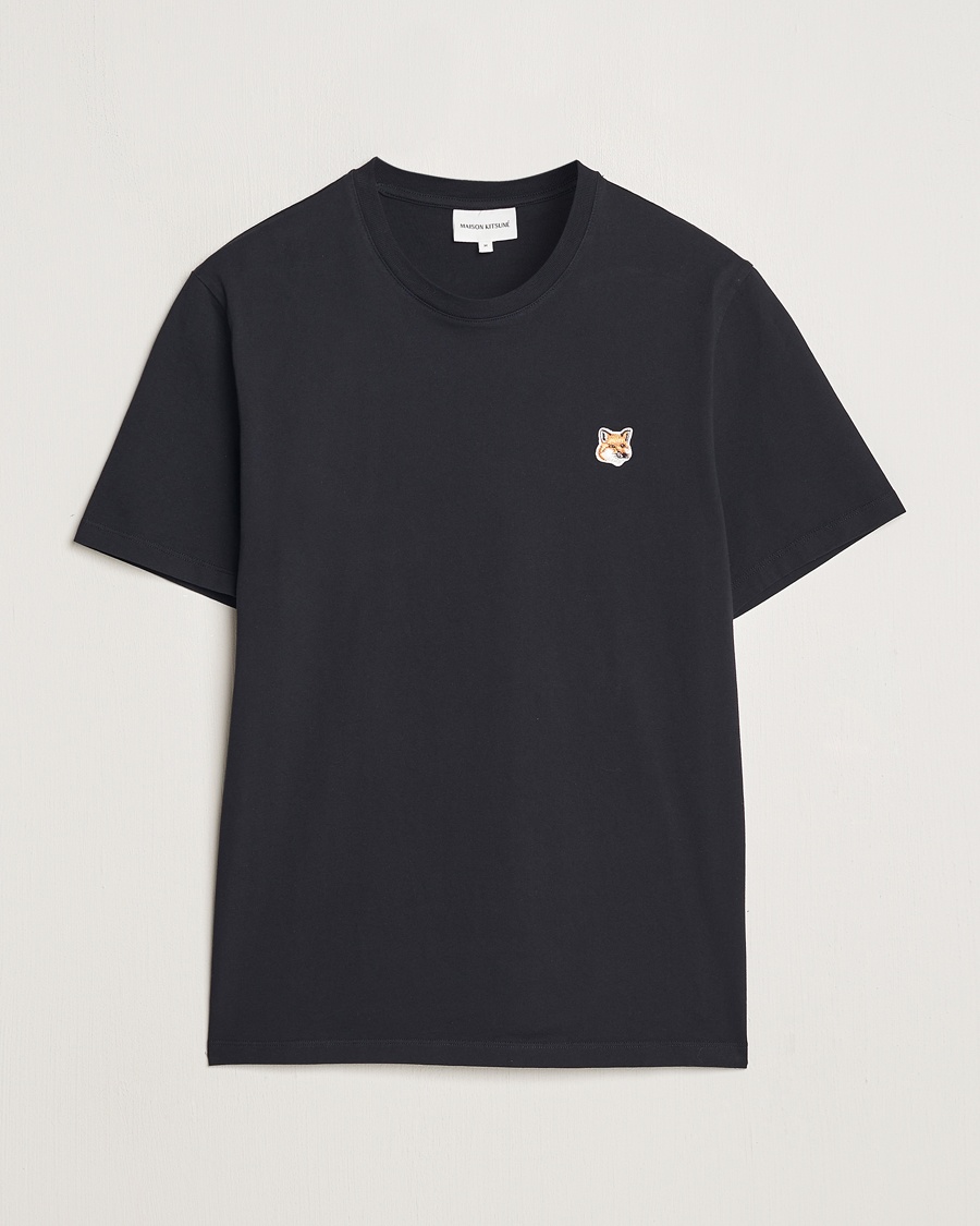 Herre | Svarte t-skjorter | Maison Kitsuné | Fox Head T-Shirt Black