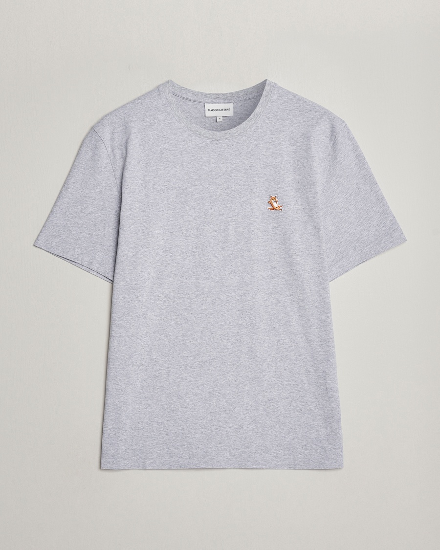 Herre | Klær | Maison Kitsuné | Chillax Fox T-Shirt Light Grey Melange
