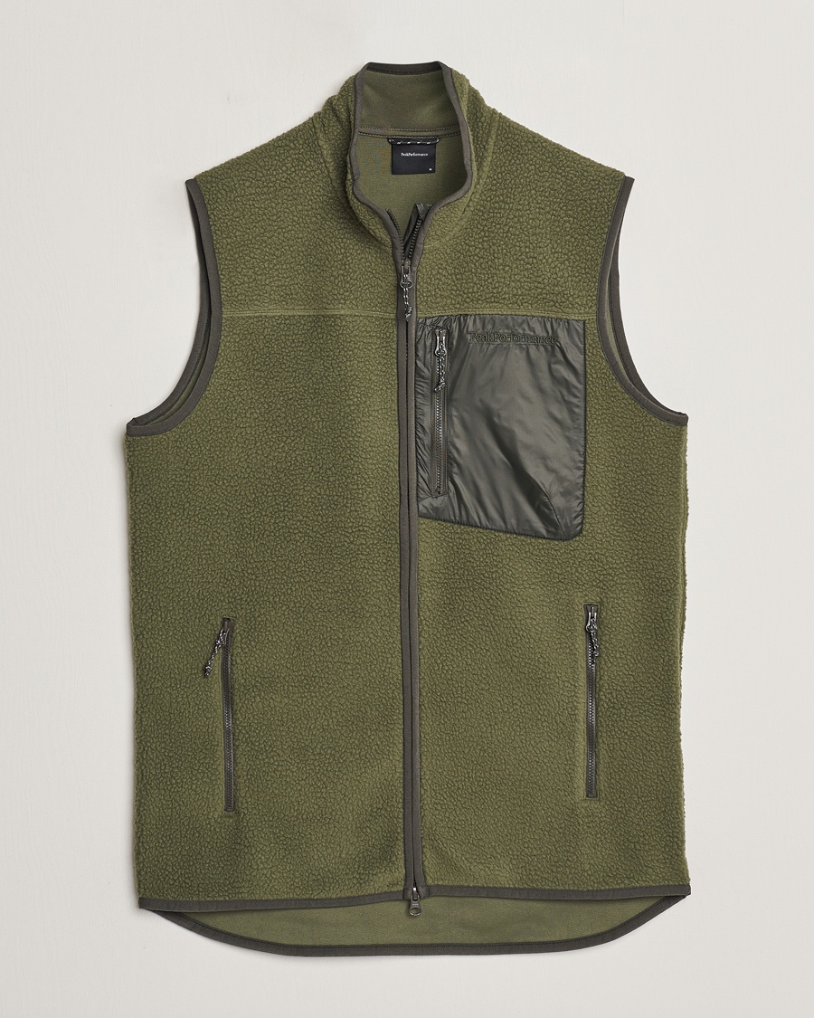 Herre | Salg | Peak Performance | Pile Vest Pine Needle
