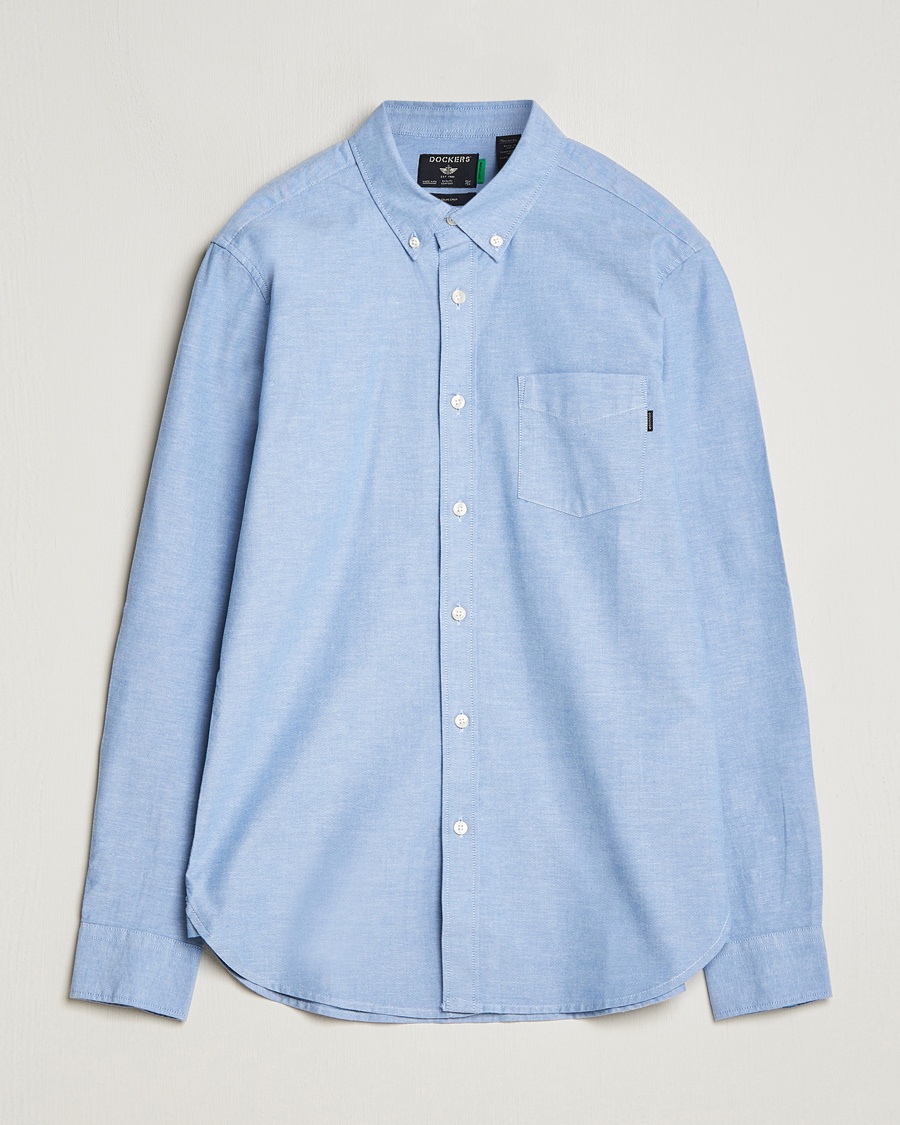 Herre | Casual | Dockers | Cotton Stretch Oxford Shirt Delft
