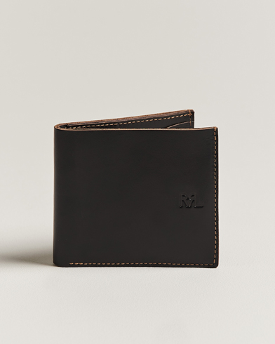Herre |  | RRL | Tumbled Leather Billfold Wallet Black/Brown
