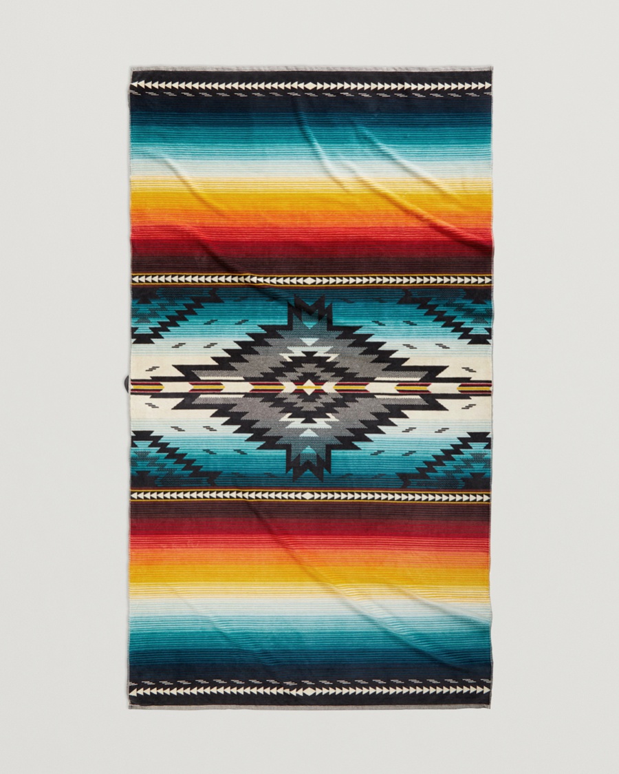 Pendleton Oversized Jacquard Spa Towel Saltillo Sunset – Flerfarget