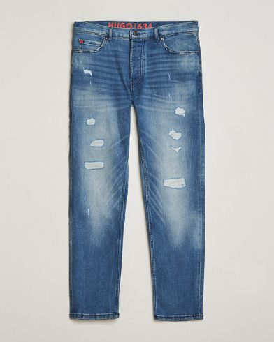 Herre |  | HUGO | 634 Tapered Fit Stretch Jeans Bright Blue