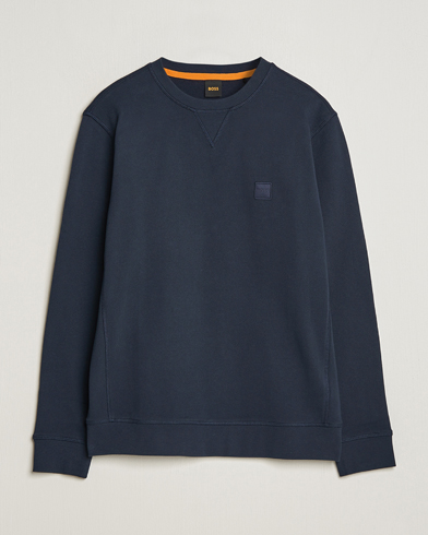 Herre |  | BOSS ORANGE | Westart Logo Sweatshirt Dark Blue