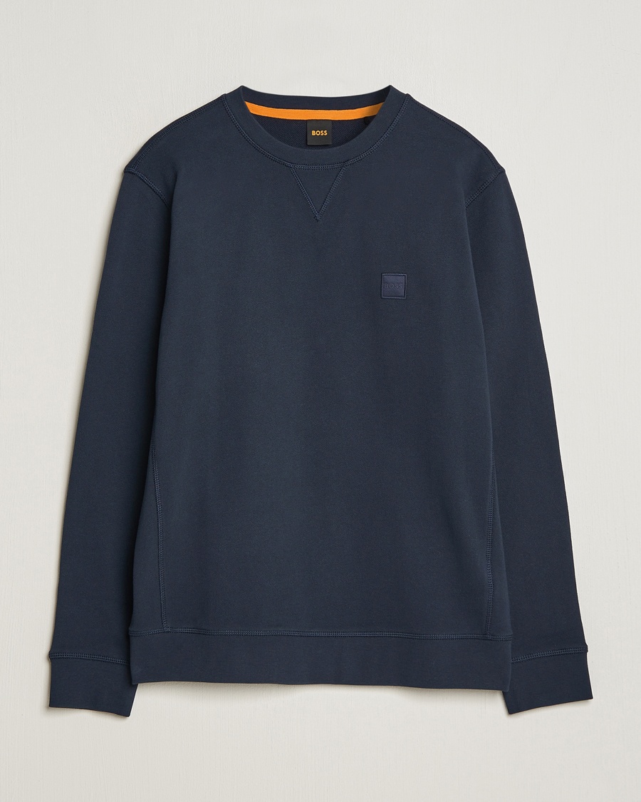 BOSS ORANGE Westart Logo Sweatshirt Dark Blue – Blå