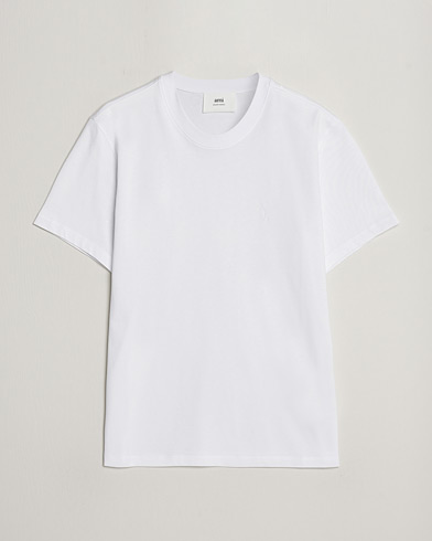 Herre |  | AMI | Tonal Heart Logo T-Shirt White