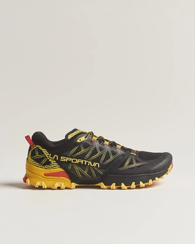 Herre | Nye varemerker | La Sportiva | Bushido III Trail Running Sneakers Black/Yellow