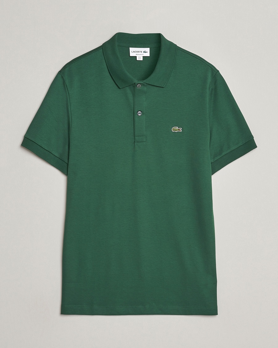 Lacoste Pima Interlock Piké Green – Grønn