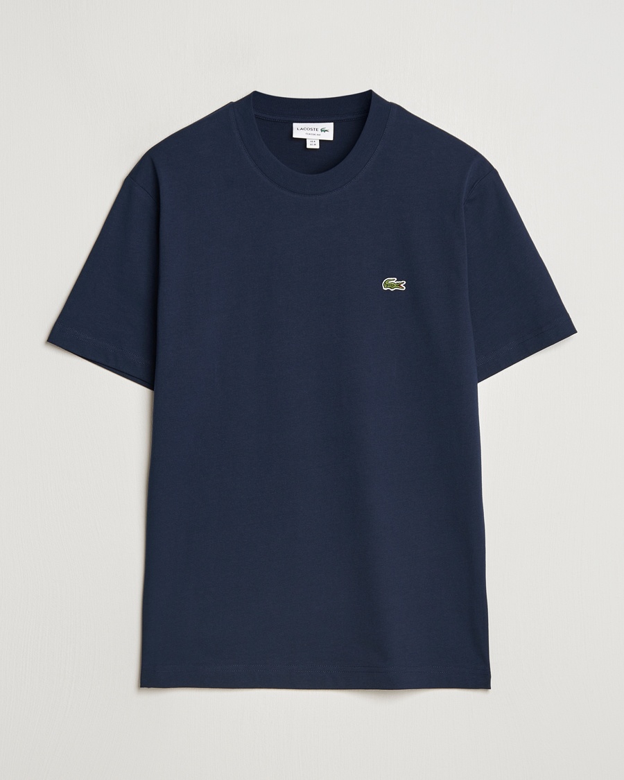 Lacoste Crew Neck T-Shirt Navy Blue – Blå