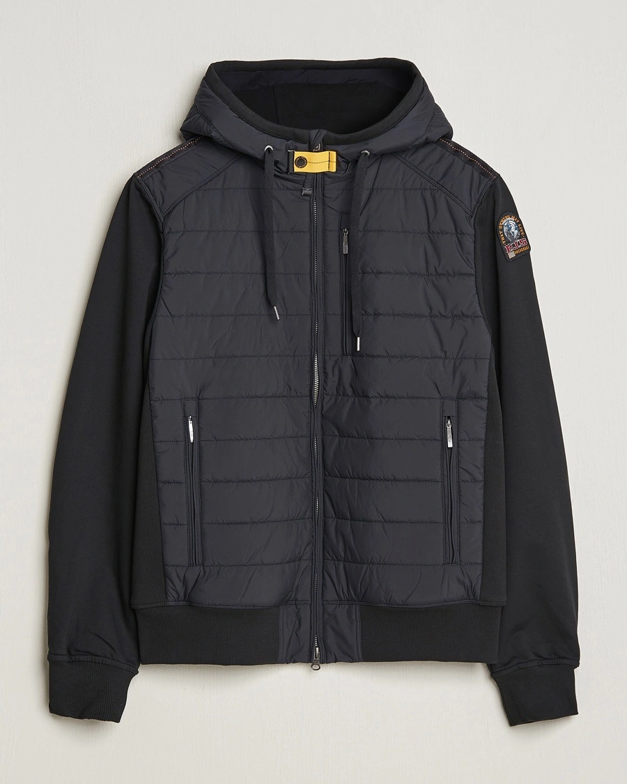  Ivor Hybrid Hooded Jacket Black