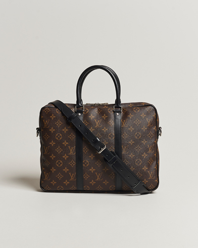 Herre | Pre-Owned & Vintage Bags | Louis Vuitton Pre-Owned | Porte-Documents Voyage Briefcase Monogram