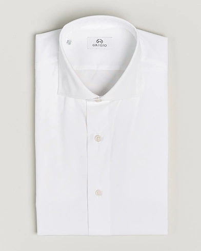 Herre | Skjorter | Grigio | Comfort Stretch Dress Shirt White