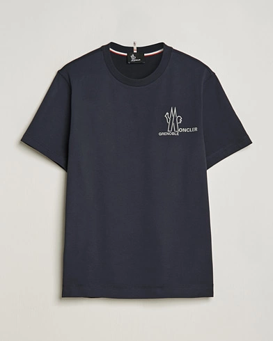 Herre |  | Moncler Grenoble | Short Sleeve T-Shirt Navy