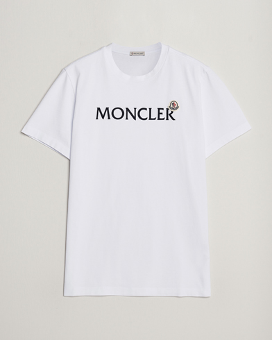 Herre |  | Moncler | Lettering Logo T-Shirt White