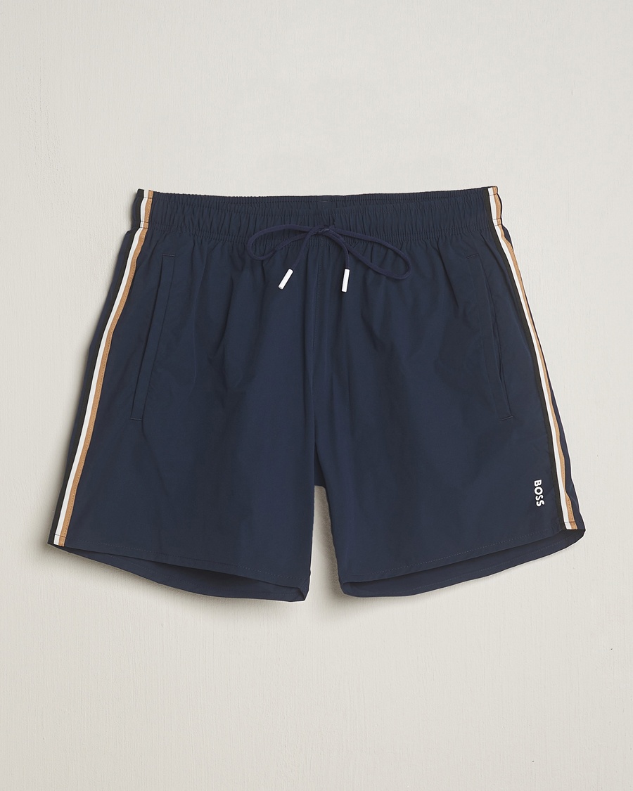 BOSS BLACK Iconic Swimshorts Navy – Blå