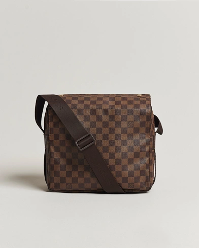 Herre |  | Louis Vuitton Pre-Owned | Naviglio Messenger Bag Damier Ebene 