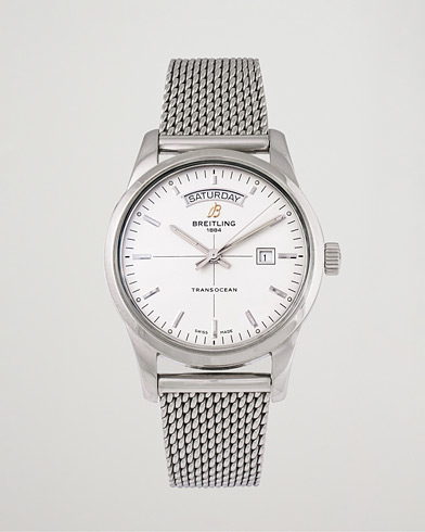 Brukt |  | Breitling Pre-Owned | Transocean A45310 Silver