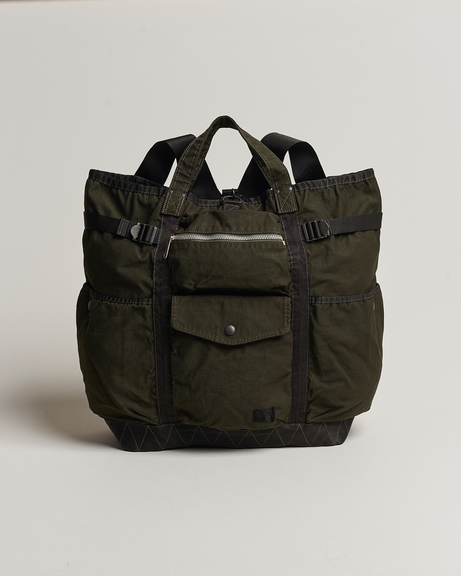 Porter-Yoshida & Co. Crag 2Way Rucksack Khaki – Grønn