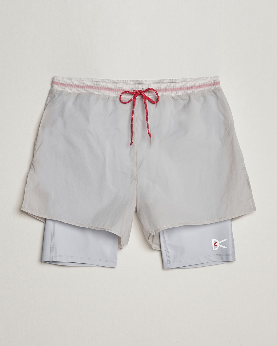 Herre | District Vision | District Vision | Ripstop Layered Trail Shorts Moonbeam