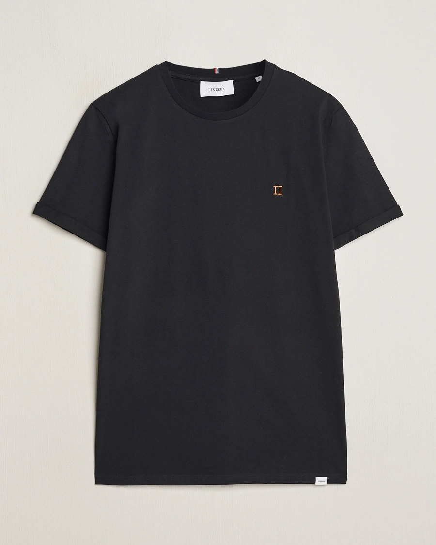 Herre | Svarte t-skjorter | LES DEUX | Nørregaard Cotton T-Shirt Black