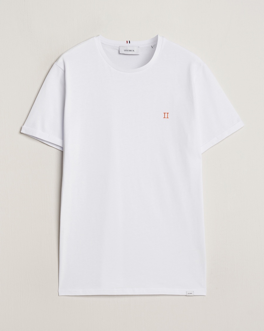 LES DEUX Nørregaard Cotton T-Shirt White – Hvit