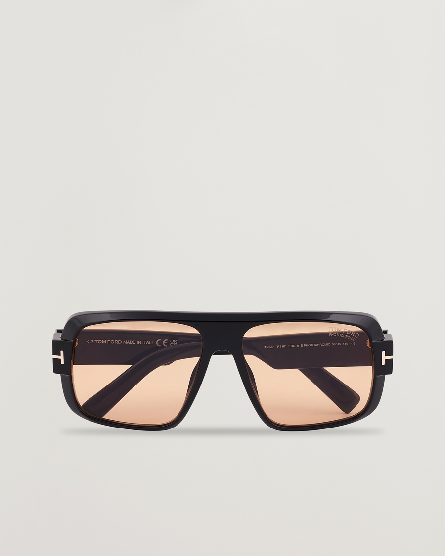 Tom Ford Turner FT1101 Sunglasses Black/Brown – Svart