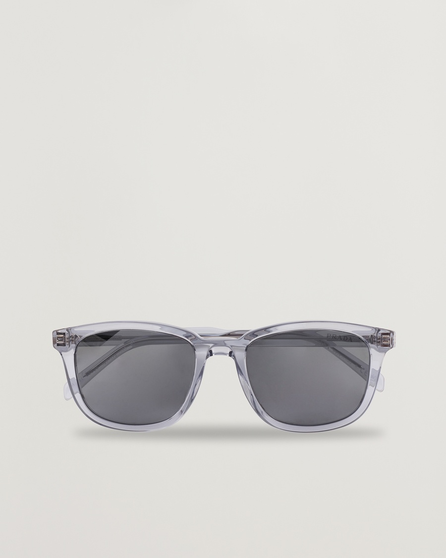 Prada Eyewear Prada 0PR A21S 53 Transparent Azure – Grå