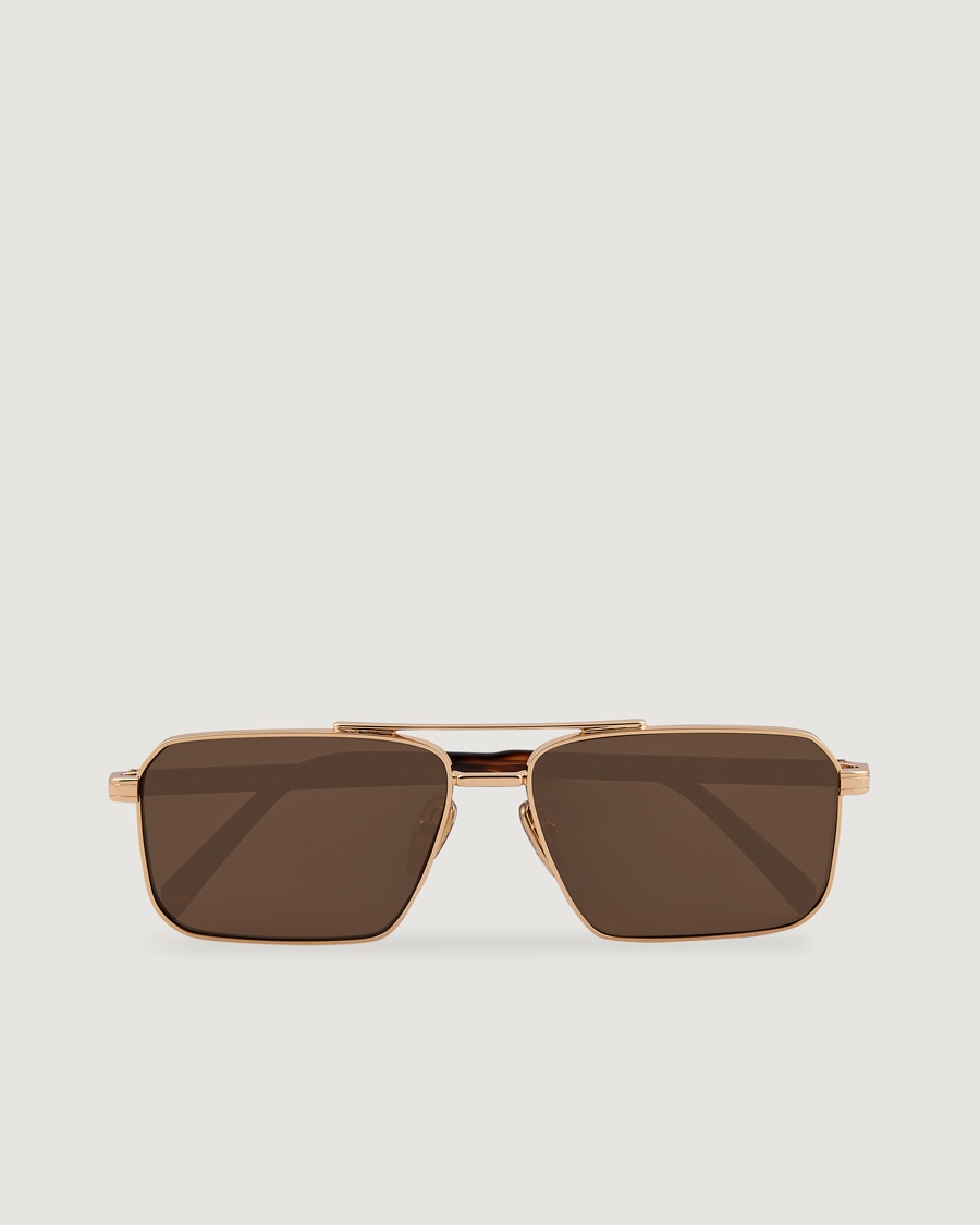 Prada Eyewear Prada 0PR A57S Metal Sunglasses Gold – Gull