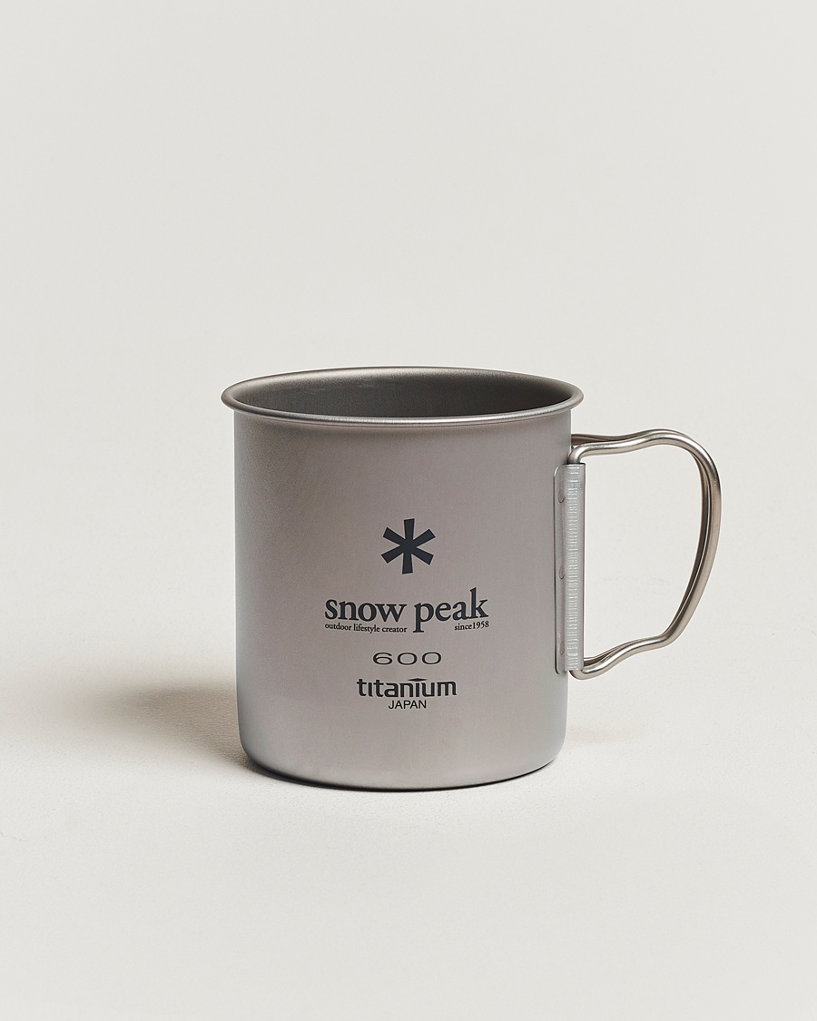 Herre | Outdoor living | Snow Peak | Single Wall Mug 600 Titanium