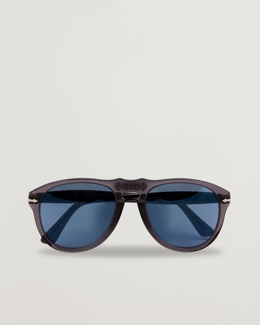 Persol 0PO0649 Sunglasses Transparent Grey – Grå